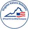 Virginia Values Veterans Official V3 Certificate Company logo